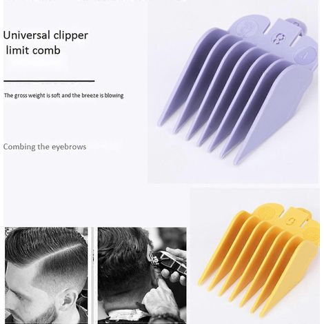 Gaine de rechange pour tondeuse à cheveux professionnelle, 8 couleurs et peigne limiteur de taille (1/5)