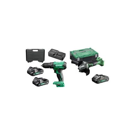 HIKOKI KIT TRAPANO C/PERC DV18DA+SMERIGL 115MM G18DSL 18V