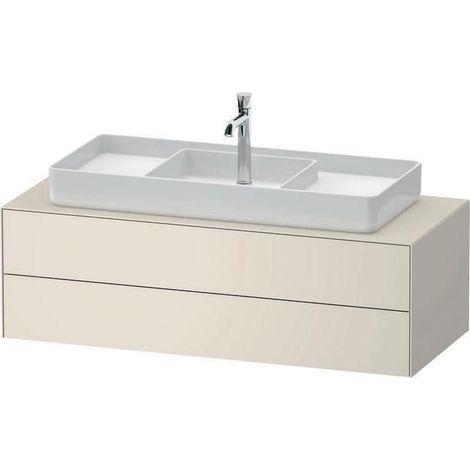 DU Konsolen-WTU wh White Tulip 550x1300x 408mm Weiß hgl. Lack 2 SK m.Innenbel. (1/4)