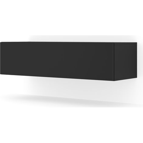 MOBILE TV PORTA TV STAND TV SOGGIORNO BINGO 120x40x30cm SCHWARZ MATT (1/5)