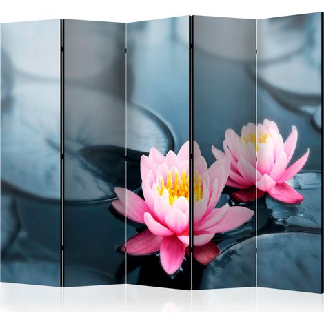 Paravento - Lotus blossoms II [Room Dividers] - 225x172 (1/4)