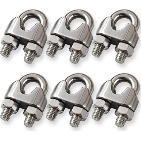 6er-Pack M10 9,5 mm Kabelbinder aus Edelstahl 304 - Crezuo