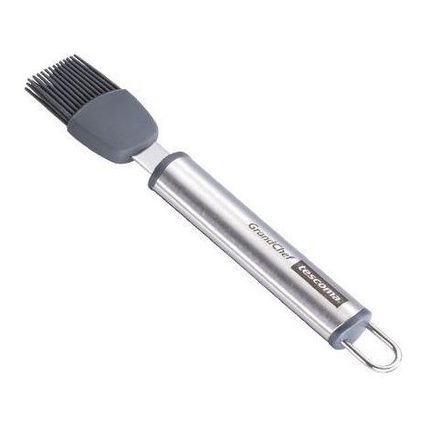 Pinceau à pâtisserie en silicone et inox, outil de cuisine pour la préparation des pâtisseries, résistant et facile à nettoyer (1/2)