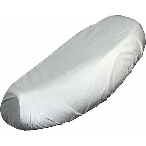 Ulisem Motorcycle Seat Covers, Universal Motorcycle Seat Covers in Waterproof Oxford Cloth, Outdoor Sun Protection, Elastic Motorcycle Seat Cover, Silver, S-51-55CM (1/4)