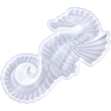 Moule de coulée en Silicone époxy, Moule à Faire soi-même pour Hippocampe, Flexible et réutilisable, pour décoration Murale et création de Porte-nom DIY