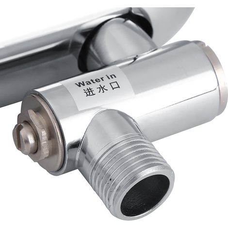 Wandmontiertes Urinalspülventil aus Messing, intelligenter automatischer Infrarotsensor, für Toiletten und Sanitäranlagen, berührungsloses Spülventil, robuste Ausführung. (1/5)