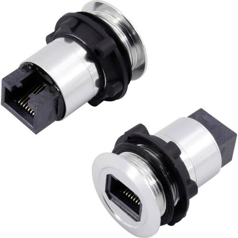 Embase RJ femelle RJ45-02 1417396 embase femelle argent 1 pc(s) (1/2)