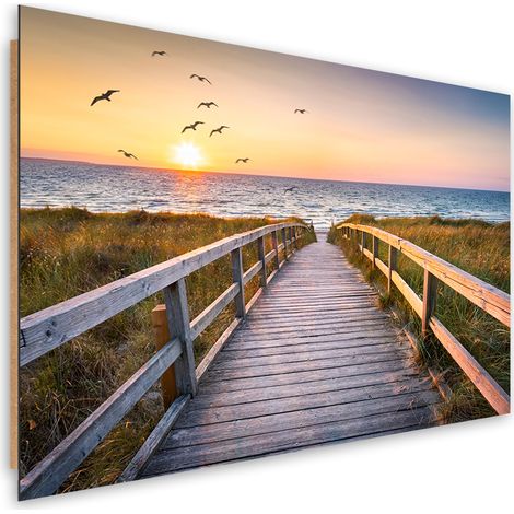 Quadro deco panel, Sunset Sea Beach - 90x60 (1/5)
