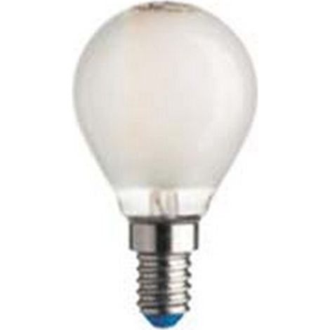 5BLISTER LAMPADA FILO LED SFERA STICK SATINATA E14 4.5w 4000K naturale 470 lm 45x80h