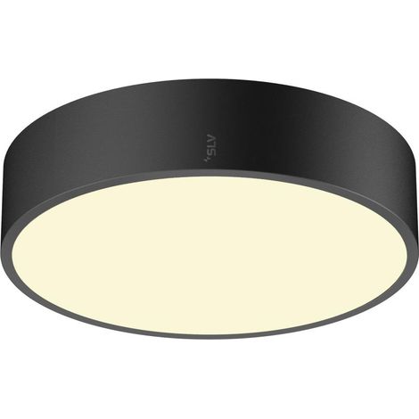 Applique et plafonnier MEDO® PRO 30 intérieur rond noir LED 10W IP 50 - SLV - 1007290