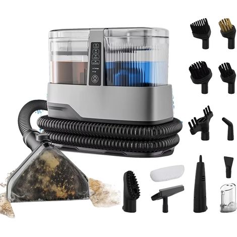 Limpiador a vapor, 1800 W de potencia, 13 modos de limpieza, 01 (1/2)