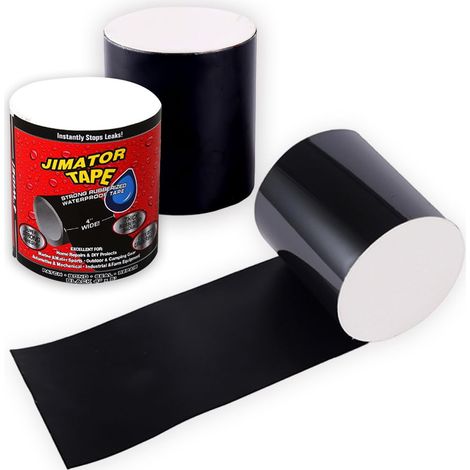 Sealing tape, 2 x waterproof tape, repair tape for swimming pool, tent, tarpaulin, gutter, inflatable boat, self-fusing silicone tape, glue and repairs almost everything (10 x 150 cm) (1/5)