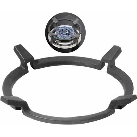 Anillo adaptador para wok de gas, soporte para wok, soporte antideslizante, anillo de fijación para wok, anillo de fijación para quemadores de gas, estufas, utensilios de cocina, accesorios para estuf (1/5)