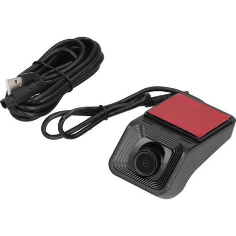 Caméra de tableau de bord pour voiture, Angle d'objectif de 140 °, écran tactile, détection de mouvement, DVR, enregistreur vidéo de conduite USB (1/5)
