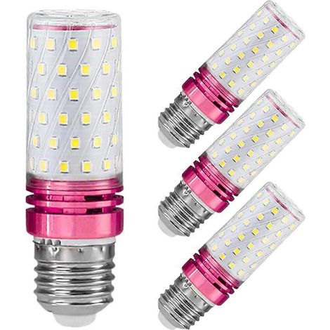 E26 LED-Maiskolbenlampen, 12 W, 4000 K (entspricht 100 W), energiesparend, 360°-Abstrahlwinkel, 4er-Pack
