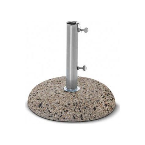 Base Piccola per ombrellone a palo centrale da 25 kg con tubo Ø45
