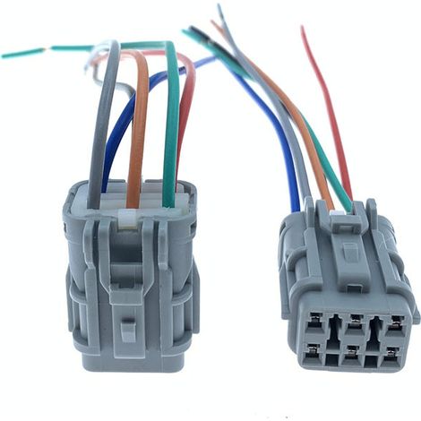 Applicable to Jiangxi Isuzu Ruimai pickup truck taillights, connector and wiring harness for the Jiangling Ruimai rear light assembly -- JB1391-6P