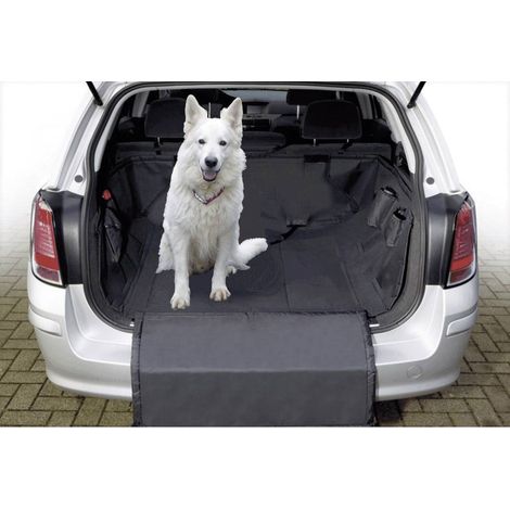 Tappetino bagagliaio lusso nylon nero L160xP130cm - 19232 (1/4)