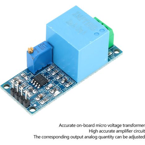 ZMPT101B Module Transformateur de Tension Alternative Monophasé Capteur de Voltage Sortie Active (1/5)