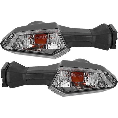 Clignotants LED pour motos, compatibles avec KAWASAKI Kawasaki Z250 Z750R (noir fumé)