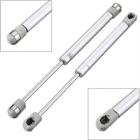 80N Gasdruckfedern für Möbel – 2er-Pack – Hydraulische Dämpfer für Schranktüren – Einfache Montage mit beiliegenden Teilen (1/5)