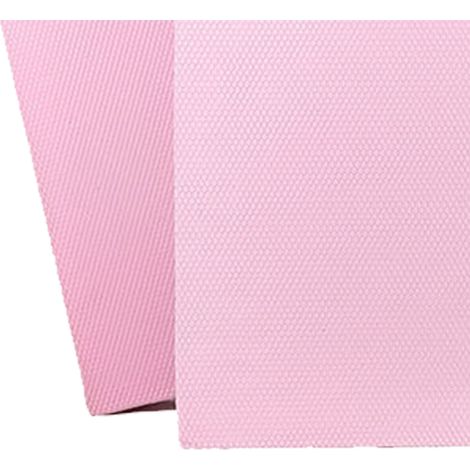 Balancekissen für Stehübungen und Fitness, flexibel, hochelastisch, rutschfest und wasserdicht, aus rosa TPE, 40 x 33 x 5 cm (1/5)