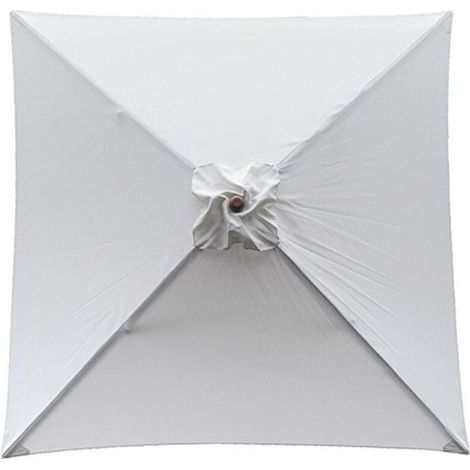 Housse de rechange pour parasol, 4 baleines, 22m, imperméable, anti-UV, tissu de rechange, beige (1/4)
