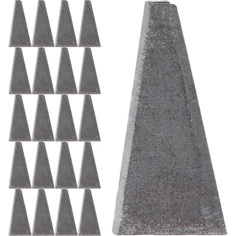 Cuñas triangulaires avec mango de madera 30 unidades, idéales (1/5)