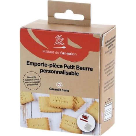 Emporte-pièce Petit Beurre personnalisable - Alice Délice (1/3)