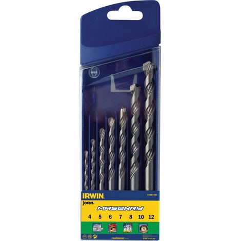 IRWIN Masonry Drill Bit Set 7 Piece 4-12Mm