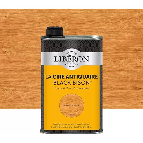 Cire antiquaire LIBÉRON Black Bison Merisier Clair (liquide) 0,5 L (1/4)