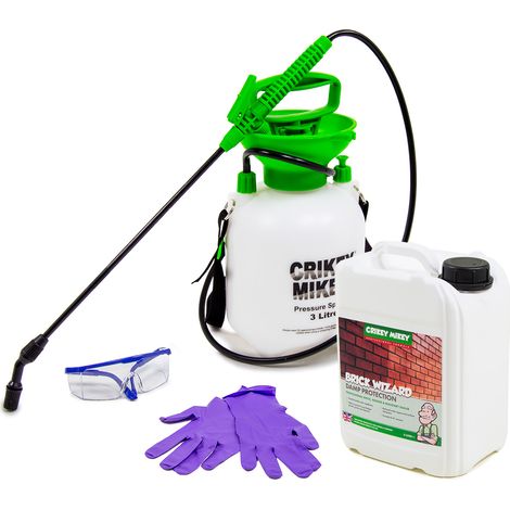 Crikey Mikey Brick Wizard Damp Protection 5L Cleaning Kit (1/5)