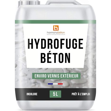 Hydrofuge pour béton Enviro® vernis - 5 L - Harmony Béton