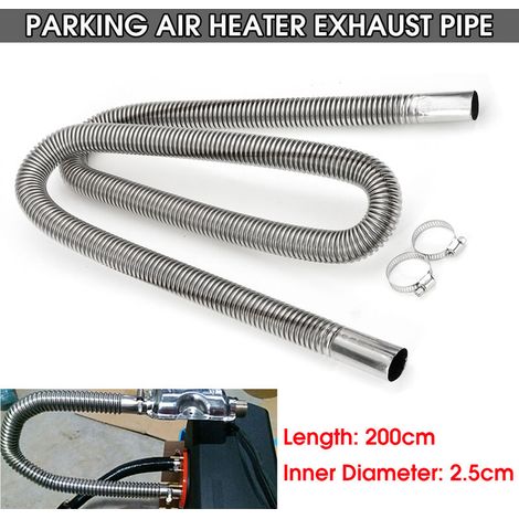 VURAHOME - 200cm Tuyau d'echappement Diesel en Acier Inoxydable (1/4)