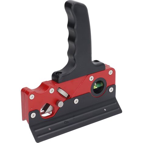 Rabot de menuiserie en alliage d'aluminium, rabot manuel rouge pour chanfreinage rapide des bords et finition des coins (1/5)