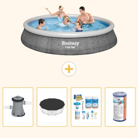 Bestway Bestway Fast Set Ronde - 396x84 cm - 5-pièces  S208 (1/5)