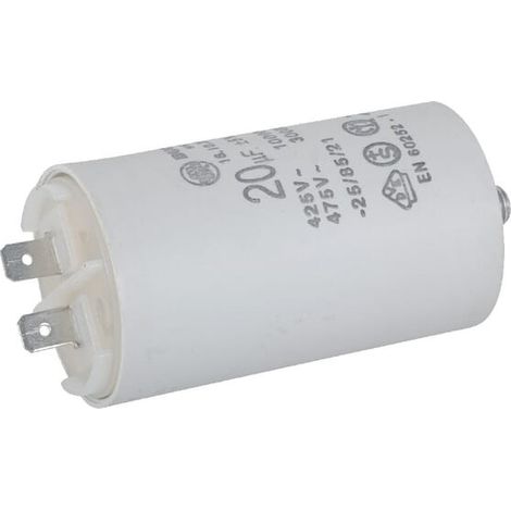 Condensateur universel 1 à 45 µF – Tension 250V – Fréquence 50-60 Hz – Température -25 à +85 °C – FGP013622 – Skana (1/2)