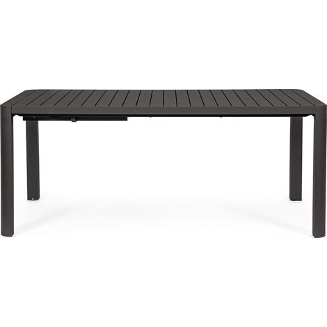 Table de jardin rectangulaire extensible en métal L180/240 8/10 places - AVIGNON (1/5)