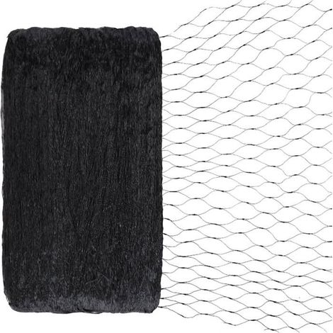 Filet de protection pour jardin - DOK - 4x10 m - Noir - Mailles 15x15 mm - Anti-oiseaux - Résistant aux intempéries (1/5)