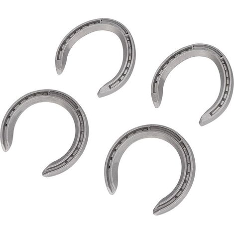 Kit de fer à cheval en alliage d'aluminium, 4 pièces, outil d'équitation, équipement, accessoires de type 4 (1/5)