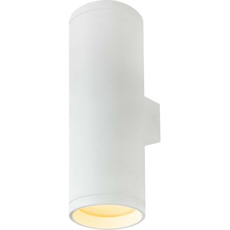 Applique Torre bianca metallo 2 luci GU10 Light Prestige