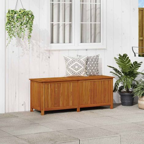 Boîte de rangement de jardin-Coffre de rangement-Stockage Rangement 150x50x58 cm Bois d'acacia solide 950814 (1/5)