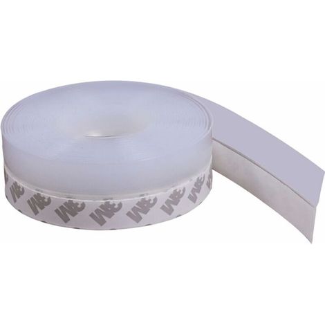 Bande d'Etanchéité en Silicone, 10m Transparent Bande d'étanchéité Auto-adhésive Porte Bas Joint Strip Porte Coupe-Bise joint de fond de porte Imperméable Coupe-vent Anti-poussière (1/5)