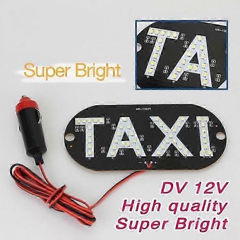 12V Superhelle LED-Windschutzscheibenleuchte für Autos und Taxis (weiß) (1/4)