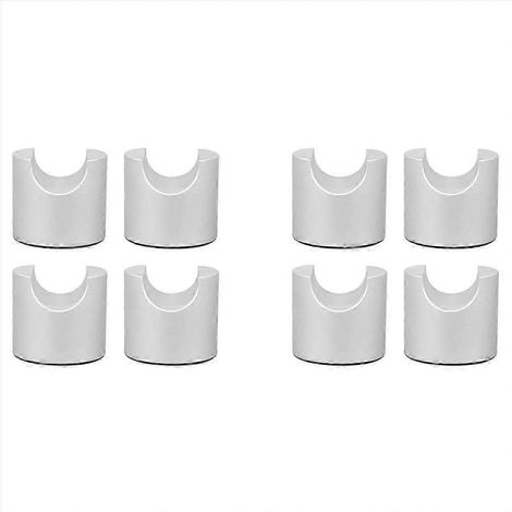 Supports de câbles Hi-Fi 8 pièces, supports de câbles d'enceintes anti-vibrations en alliage d'aluminium, pieds amortisseurs pour équipements audio (1/5)