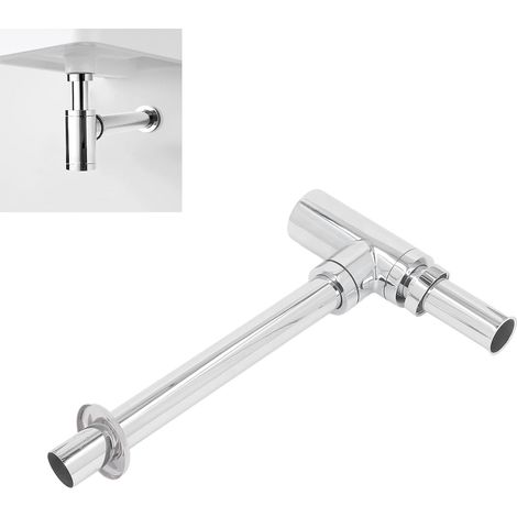 Kit de raccordement de siphon en P G1-1/4 pouce à encastrer pour lavabo réglable. (1/5)