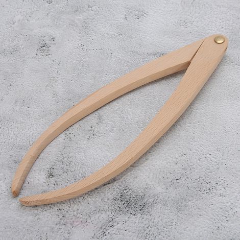 Calibre en bois, outil de mesure de distance et de positionnement, outils de poterie pour la mesure de la céramique, calibre en bois de 12 pouces (1/5)