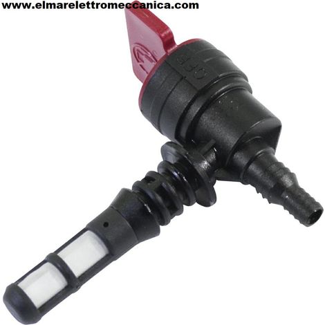 Rubinetto benzina a incastro per foro diametro 11 mm 350022