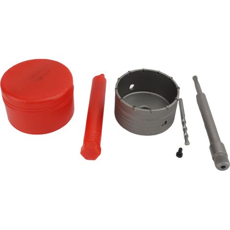 Kit de forets de scie cloche pour béton, acier au tungstène et alliage, perceuse de coupe murale multifonctionnelle efficace (1/2)