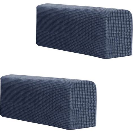Housse d'accoudoir pour canapé inclinable - PZCC - Lot de 2 - Polyester antidérapant - Protection anti-taches - Intérieur